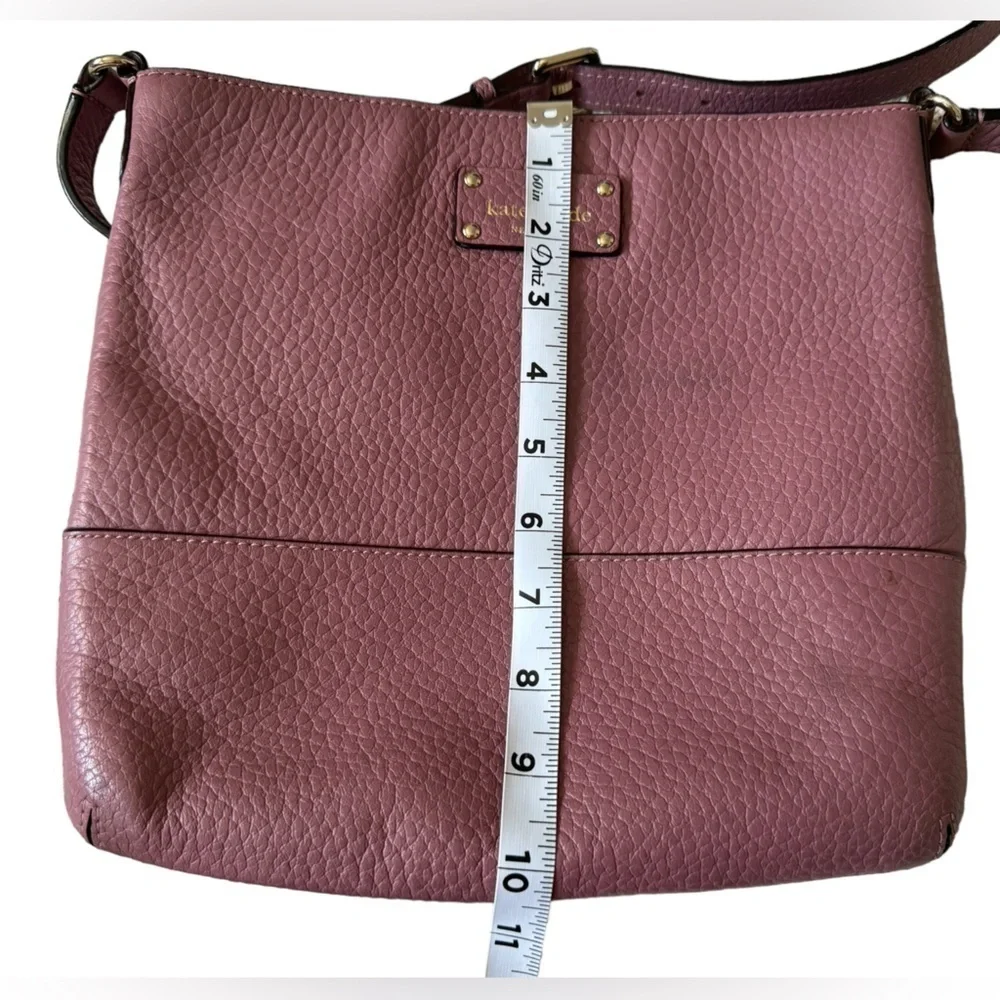 Kate Spade Women's Bay Street Lavender Leather Crossbody Handbag Purse